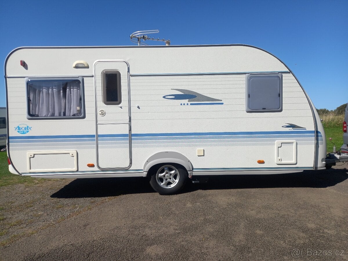 Prodám karavan ADRIA adora 462 PU. EL.POJEZD, PŘEDSTAN