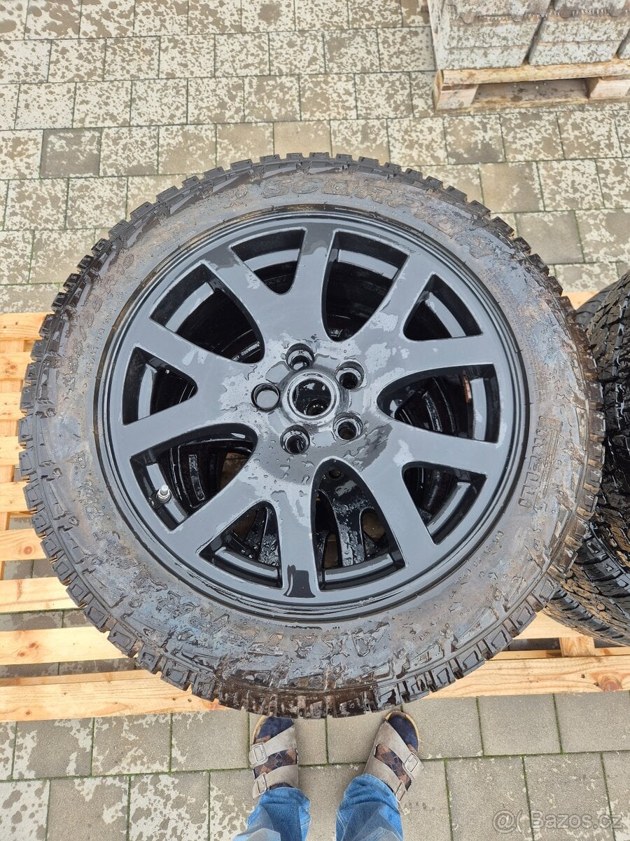 Sada 6ks kol z Land Rover Discovery 4, 255/55 R19, AT pneu
