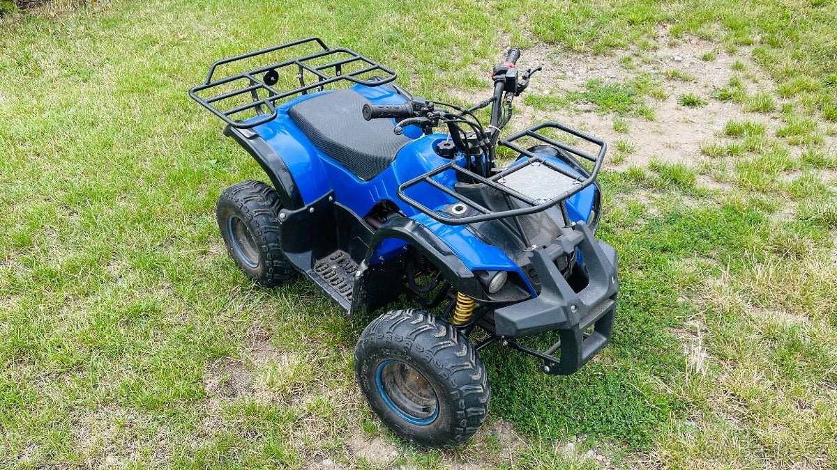 Dětská čtyřkolka 125 cc modrá