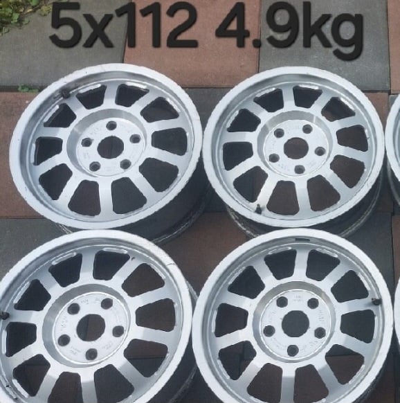 kované R15 5kg 5x112 od dvou kusů