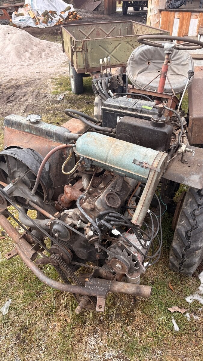 Prodam malotraktor 4x4 domaci vyroby