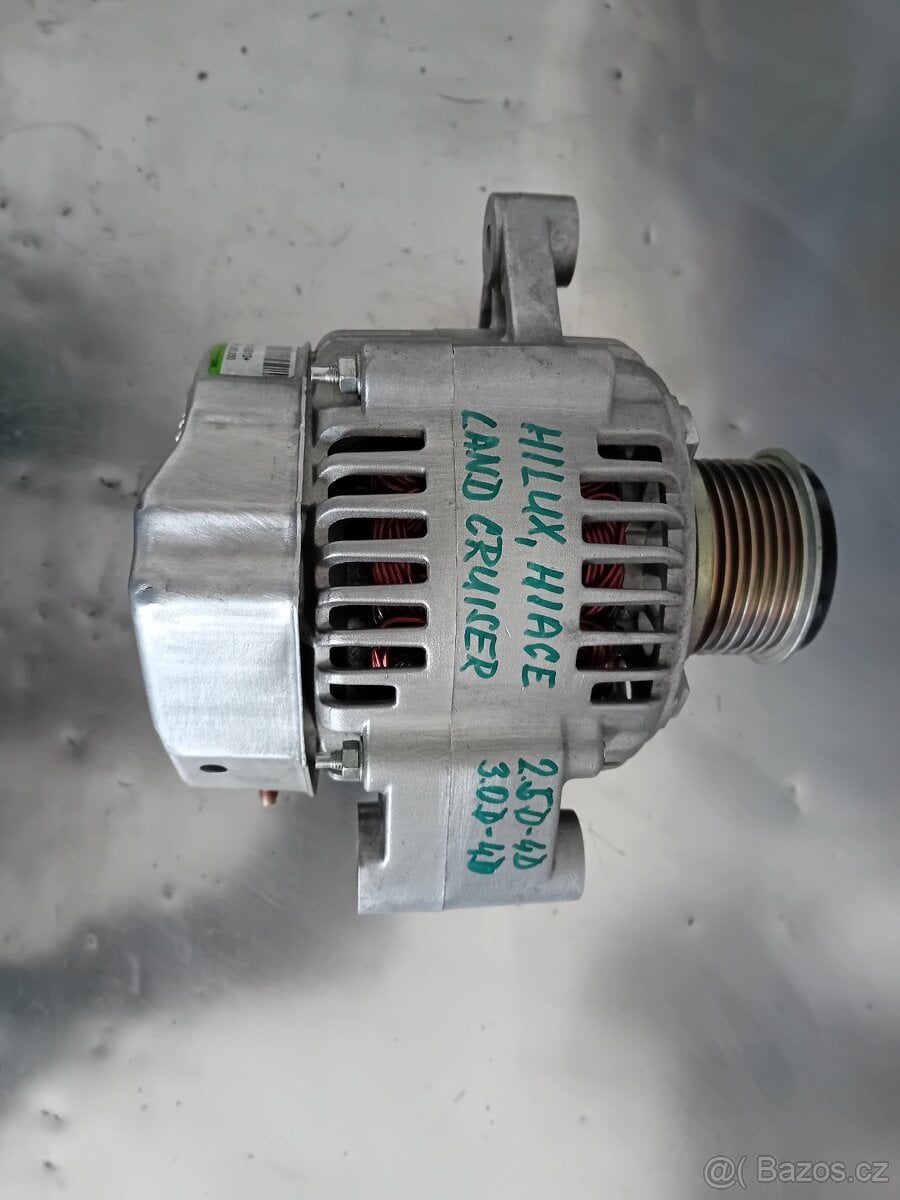 Toyota Hilux VII, Land Cruiser, Hiace 2.5, 3.0 D alternátor