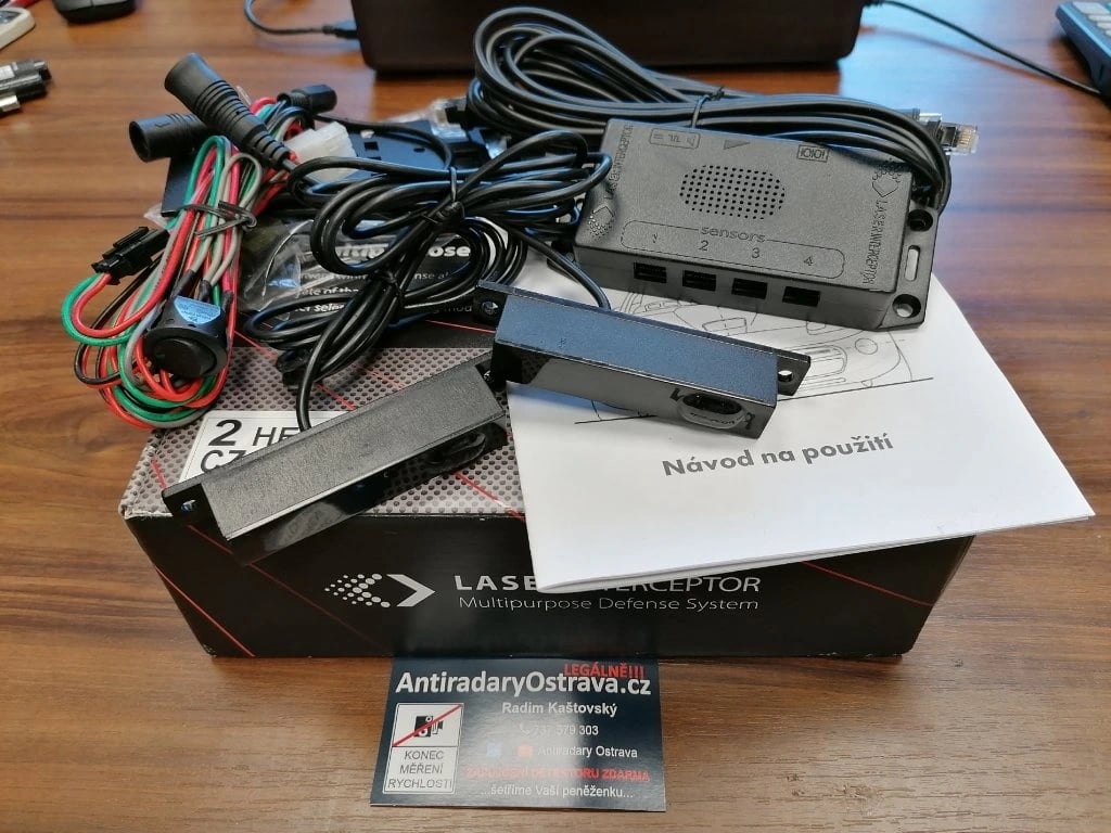 Antiradar antilaser Laser INTERCEPTOR Quad