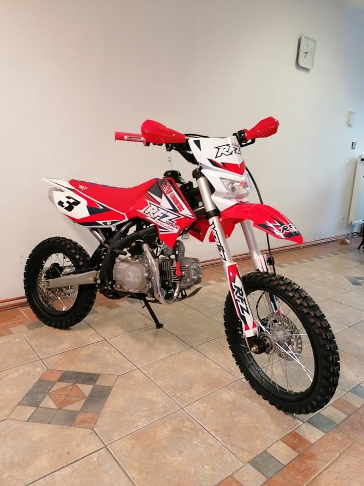 Pitbike By Apollo Jaguar 125cc 17/14 E-Start Červená