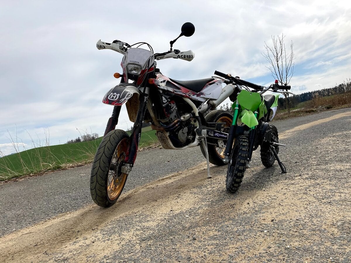 Husqvarna TE 510,najeto 2500 km, rv 2011 stříkačka