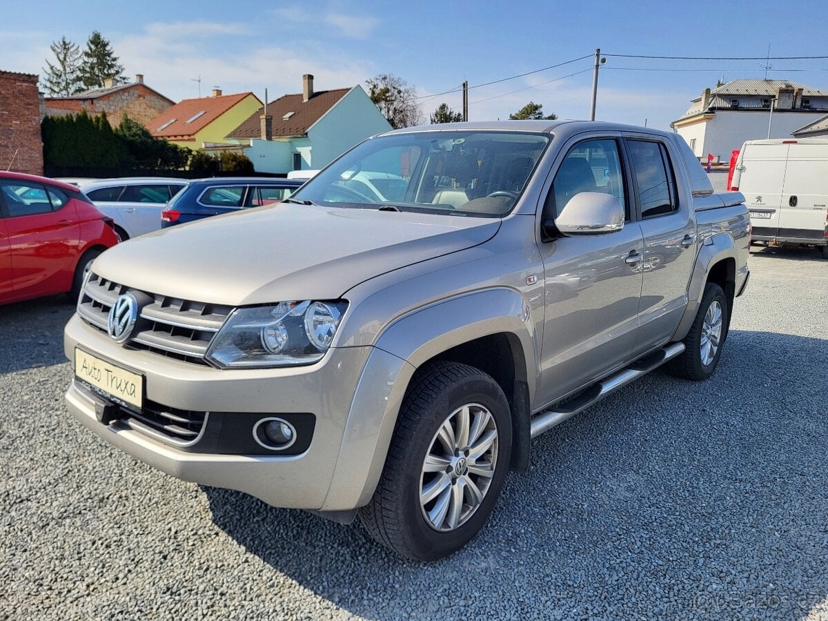 VW Amarok 2.0 TDi 120kW 4x4 DoubleCAB 5-míst - ČR - 2.majit.