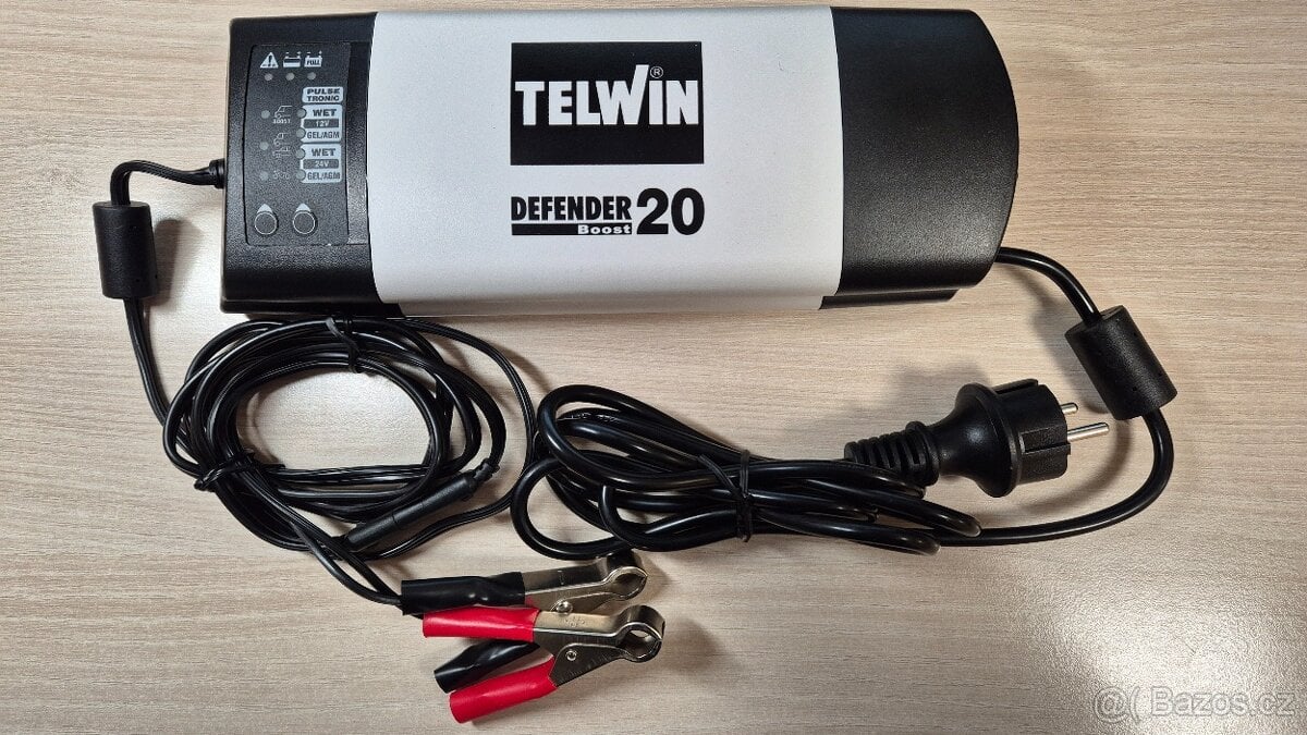 Auto nabíječka Telwin defender 20 boost (WET, AGM, GEL)