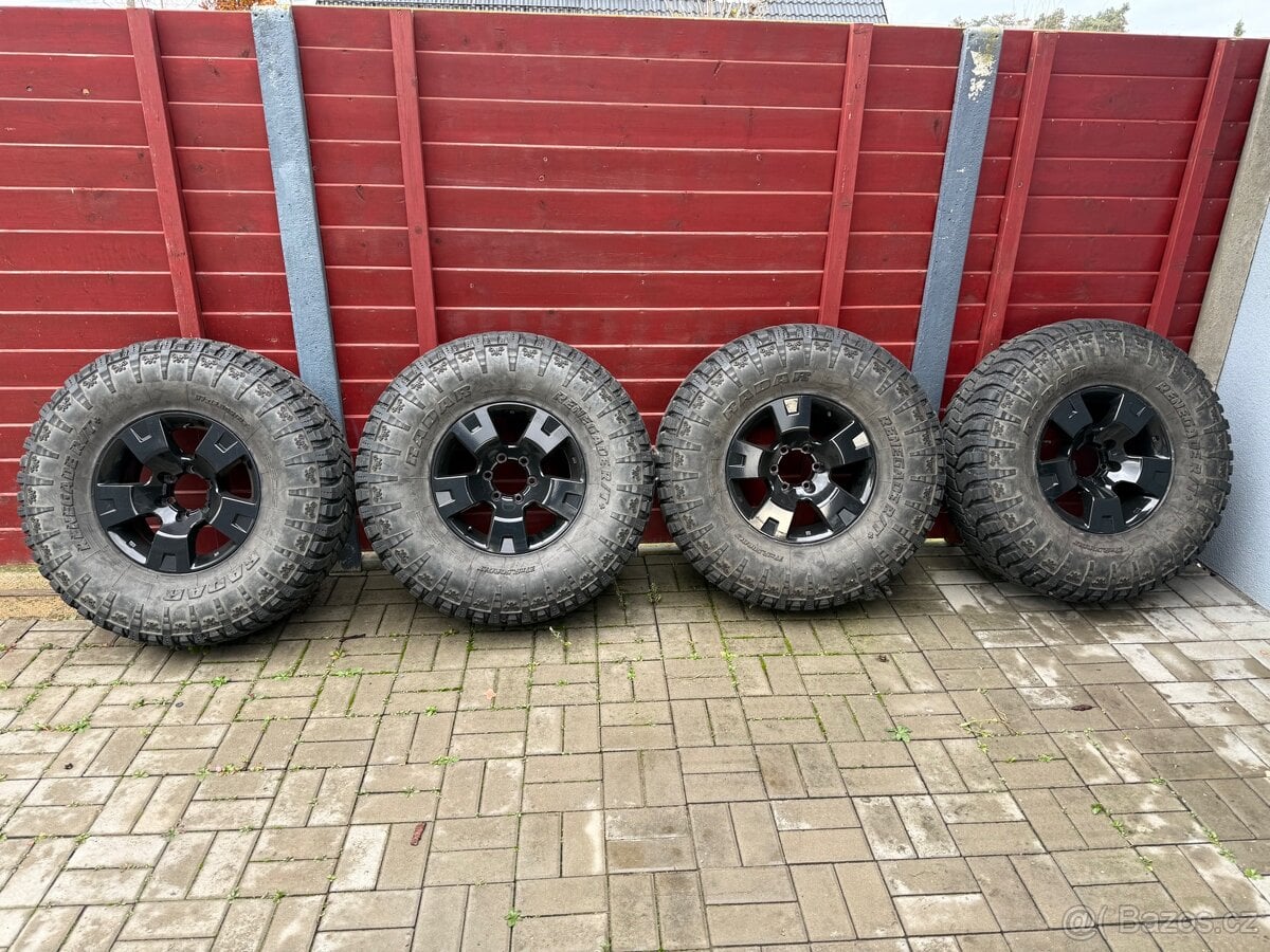 4x disk Nissan Patrol GU4 a 4x pneu 37x12,5 R17