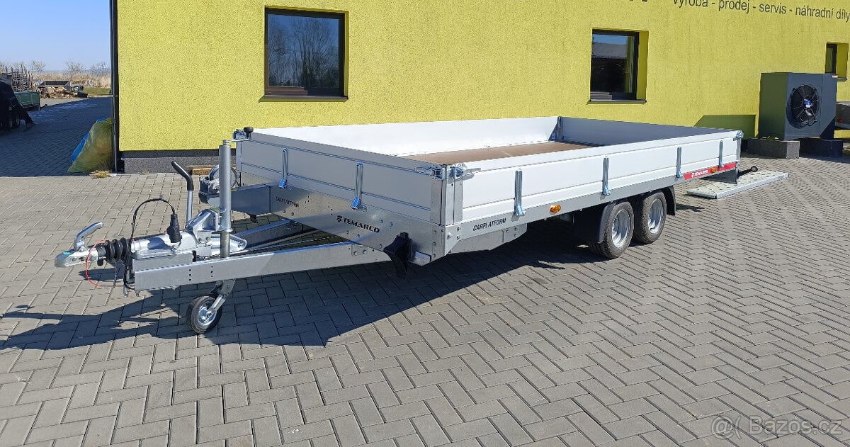 Brzděná 2-osá plošina