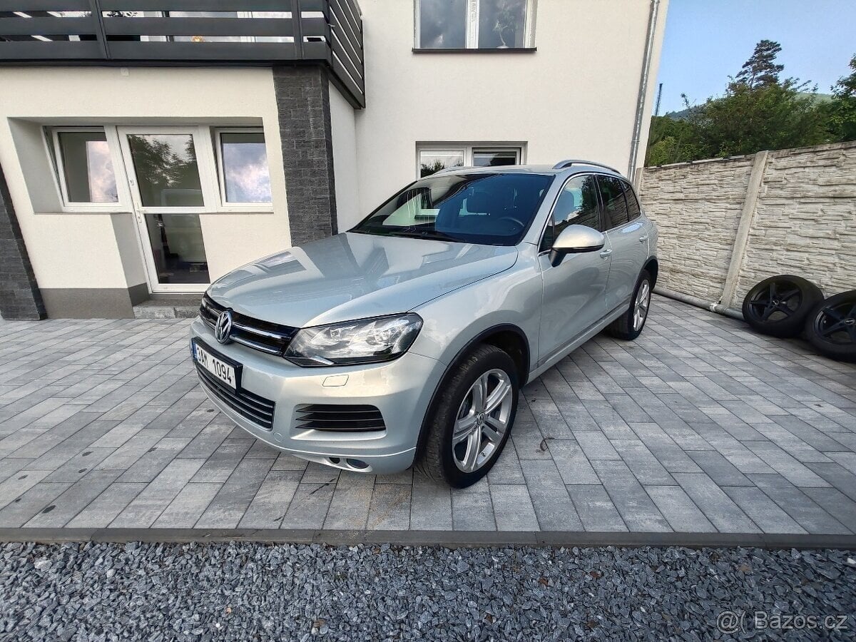 VW Touareg 3.0Tdi V6 180kW BLUEMOTION 2012 tažné 3,5t