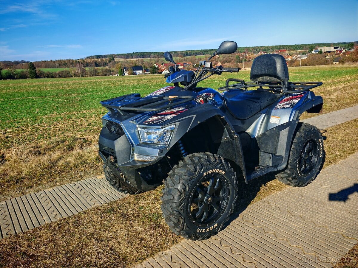 Kymco Mxu 700, 4x4, alu, tažné, naviják.