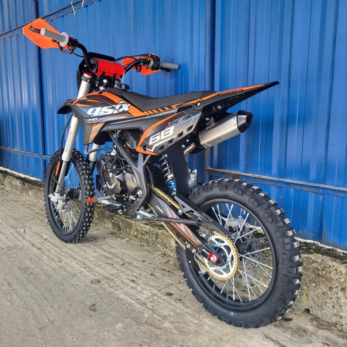 Pitbike ASIX XB68 140ccm 19/16"  E-START + svetlo oranžový