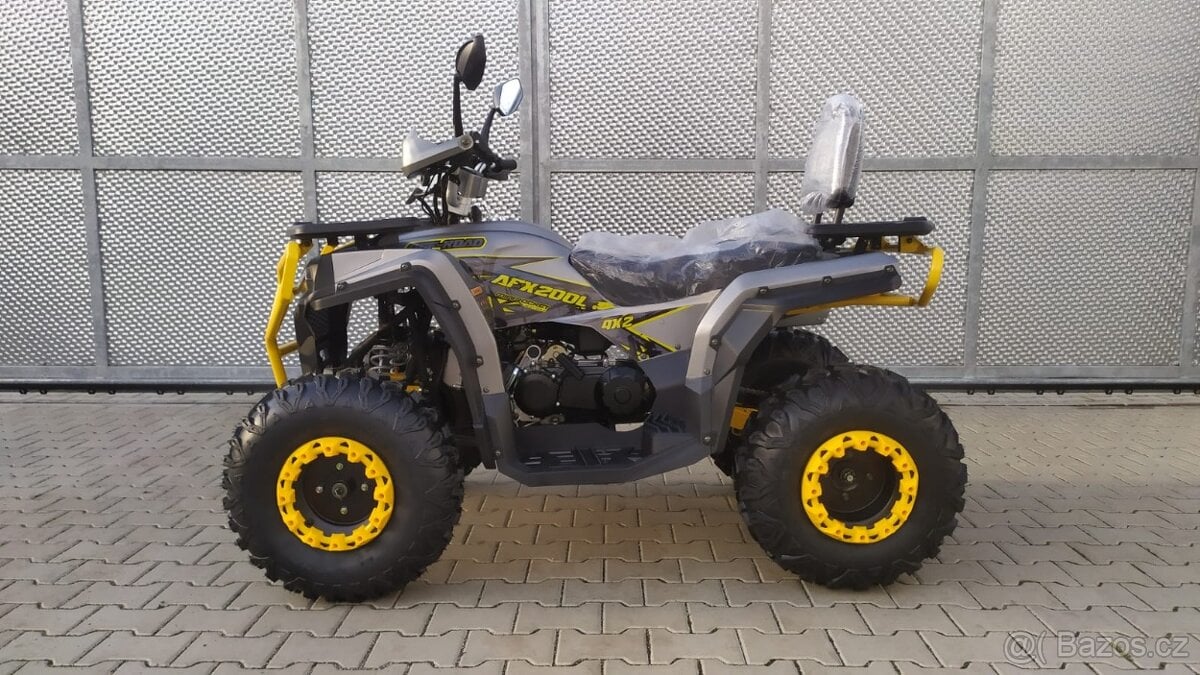 Čtyřkolka MiniRocket AFX200L, variátor 10 kola, šedá