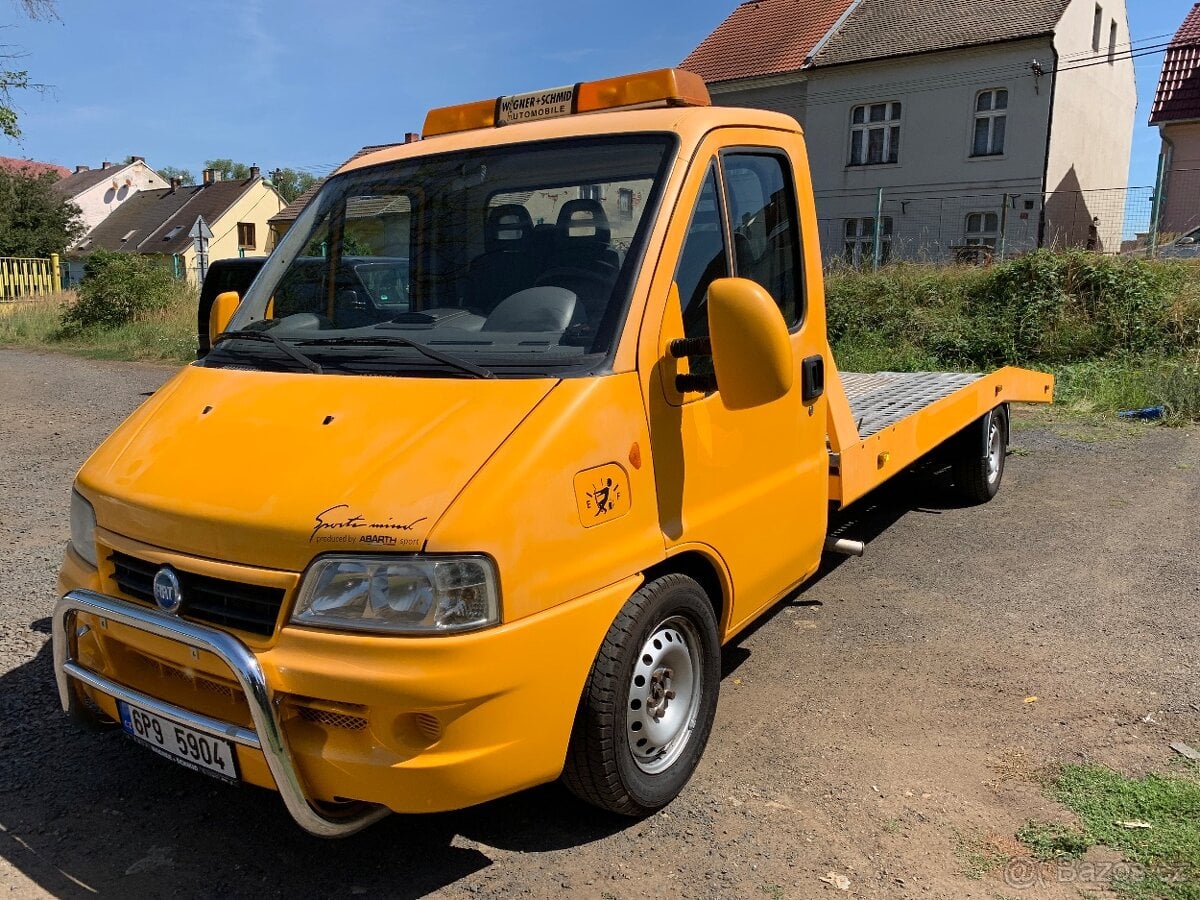 Prodám Odtahovku Fiat Ducato 2,8jtd 94kw, 3,5t, Nová STK.