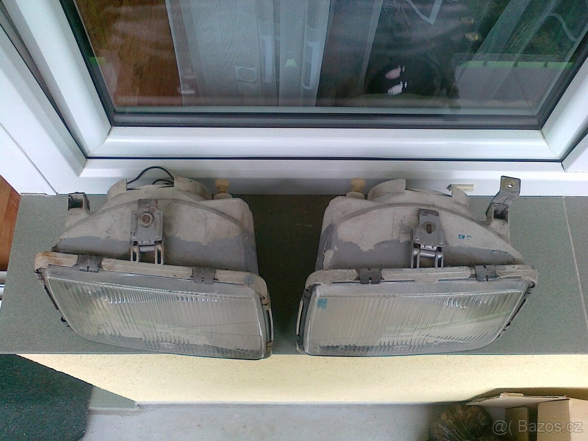 Přední světla na Ford Sierra první typ