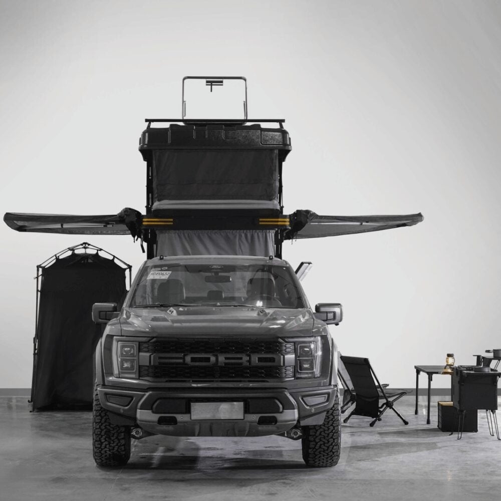 dvoupatrový elektrický autostan na Pickupy RAM, F150, Tundra