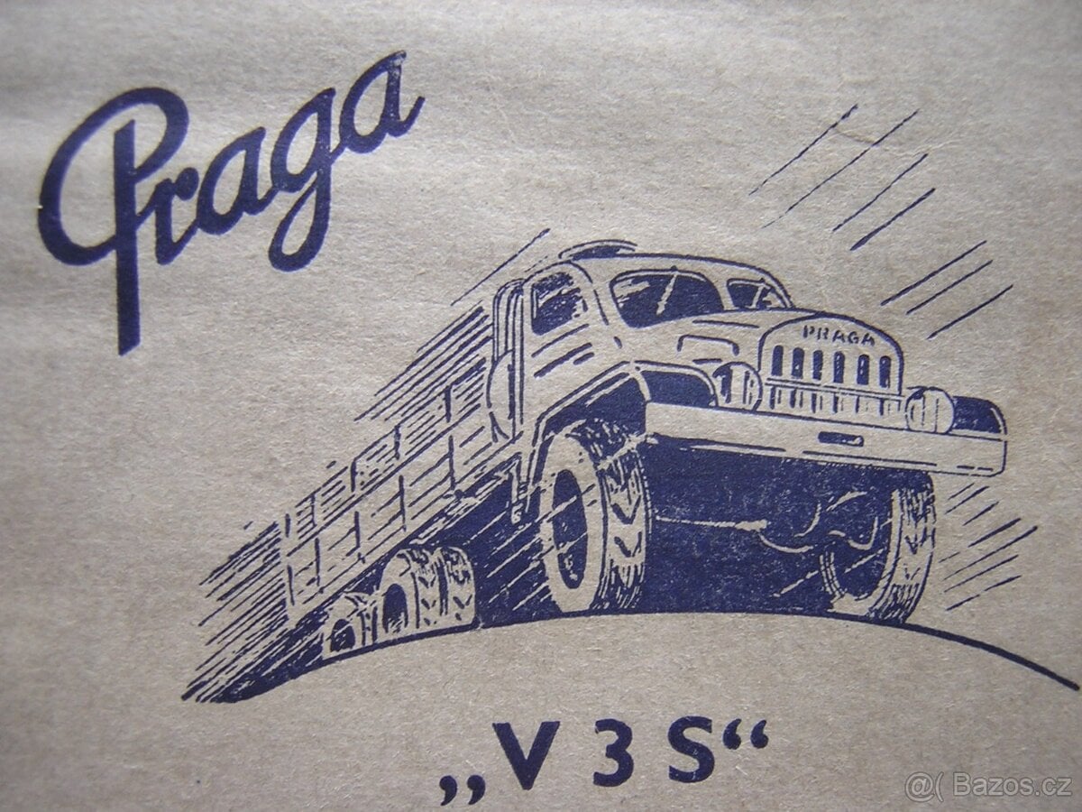 Praga V3S - Seznam náhradních dílů praga v3s