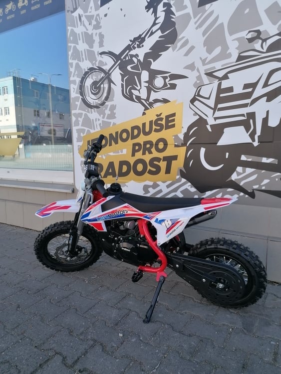 Pitbike Spirit 90 12/10 Automat červená