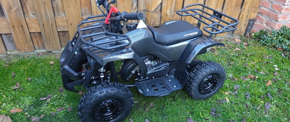 Nová dětská čtyřkolka 49ccm M-Hunter 6"kola Carbon