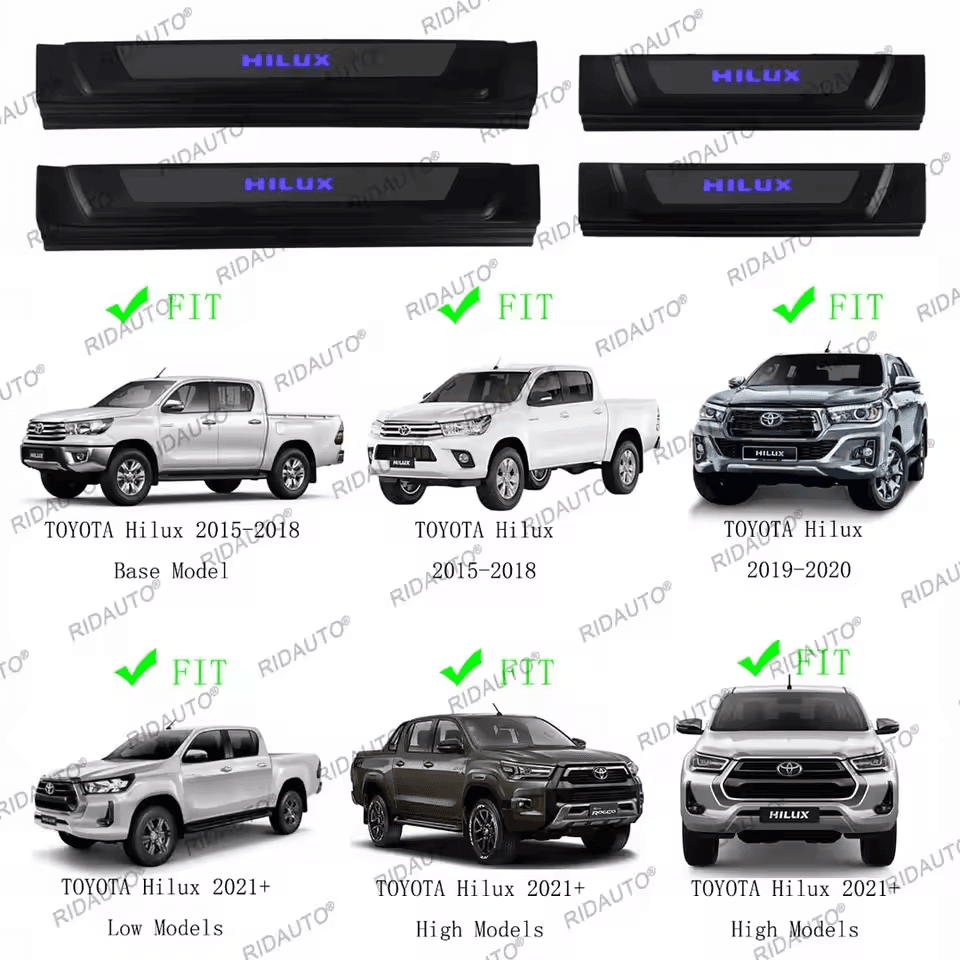 Toyota Hilux Led osvětlení prahu 4ks