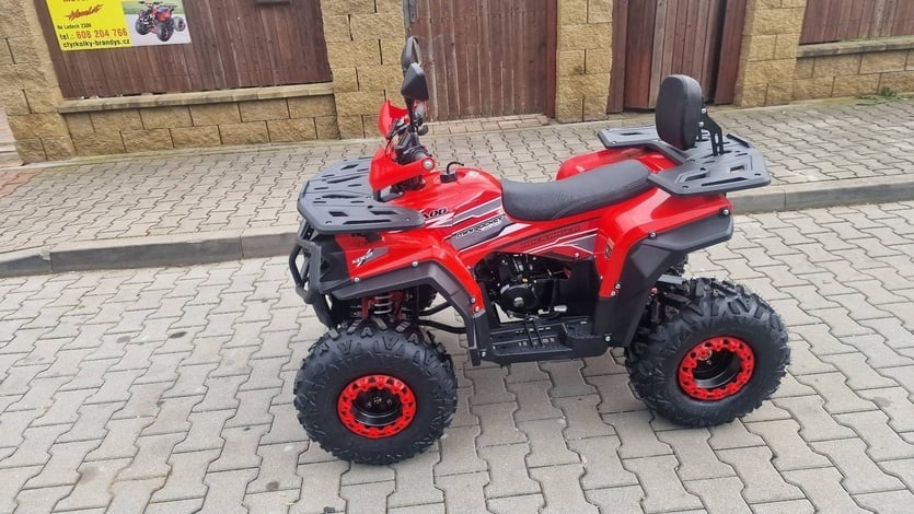 Dětská čtyřtaktní čtyřkolka ATV RockRider 125ccm cerv.