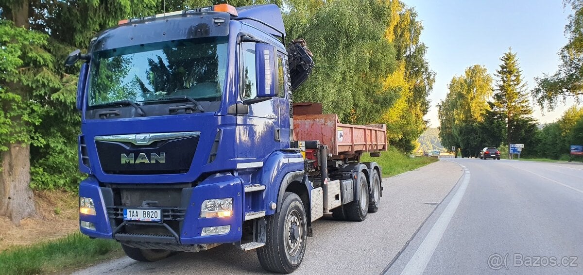 Prodám MAN TGS 26.480 nosič kontejnerů s hydraulickou rukou
