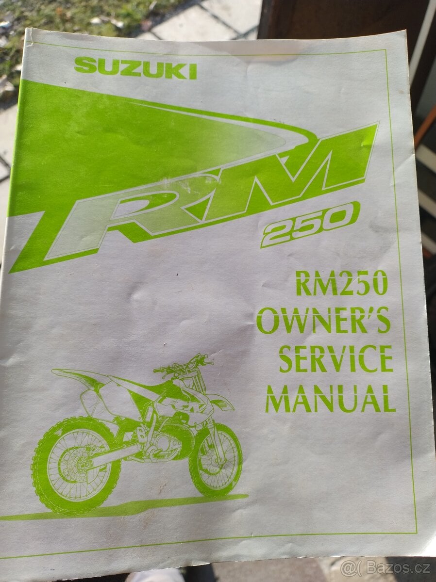 Servisní manuál Suzuki RM 250 1999-2000
