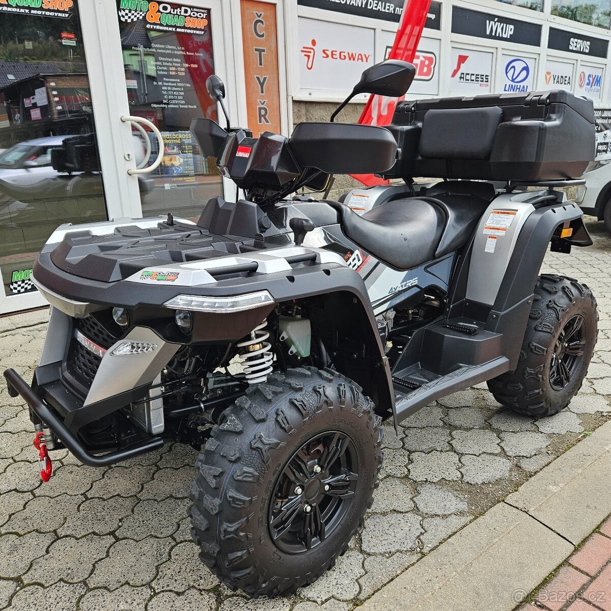 Linhai M550L EFi EPS 4x4, ČR, naviják, zadní kufr