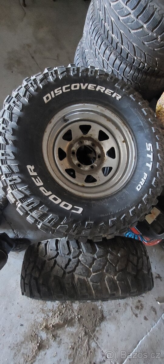 Disky 6x139,7 s pneu Cooper 285/75 R16