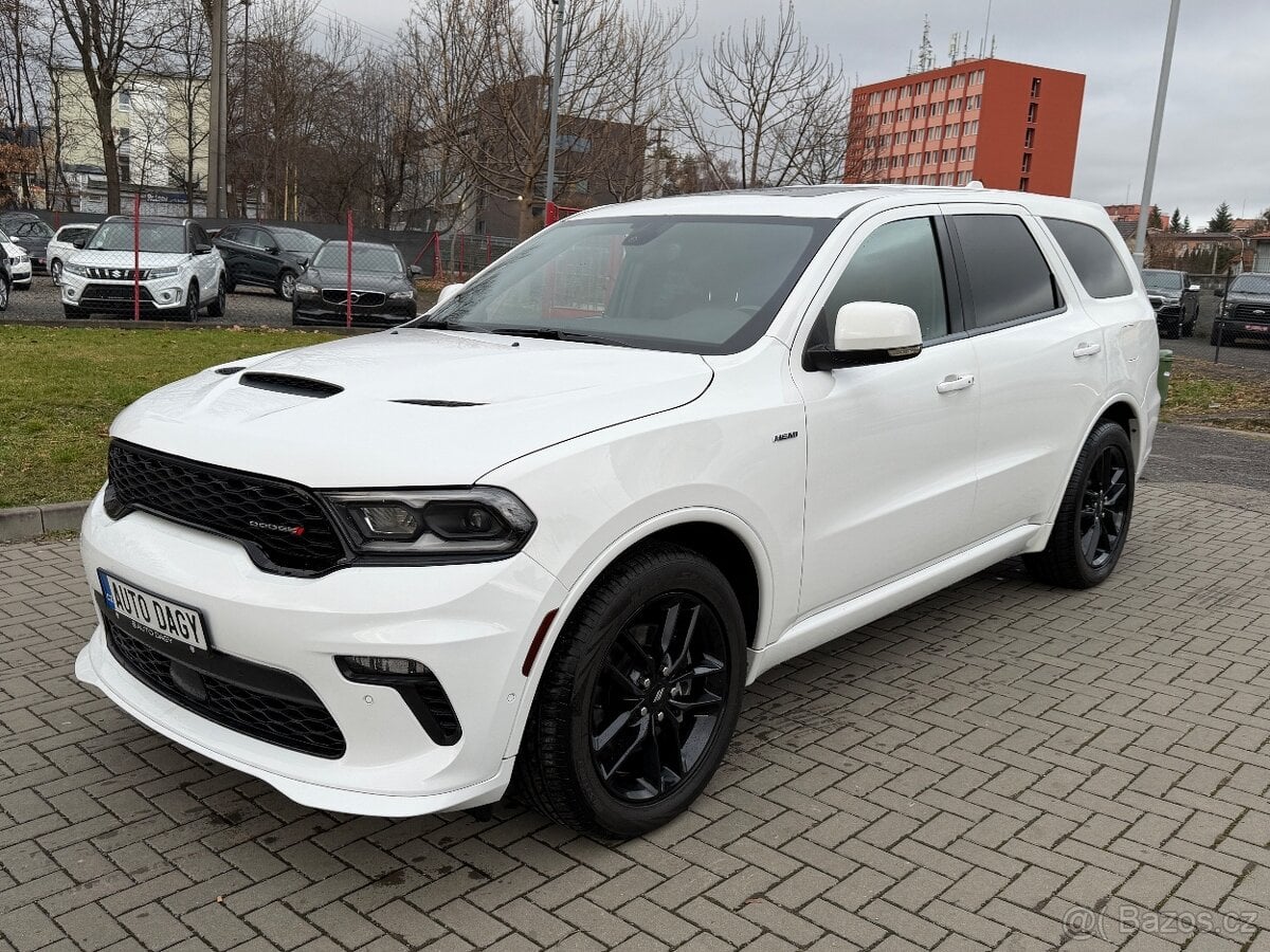 Dodge Durango R/T 5.7 V8 HEMI—2021–4x4—69.000km—červená kůže