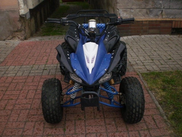 dětská čtyřkolka 125ccm modrá