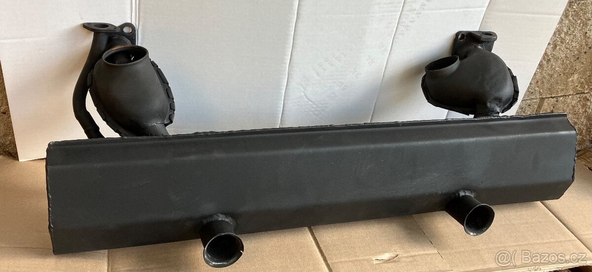 VW brouk, T2a, 181 , buggy výfuk