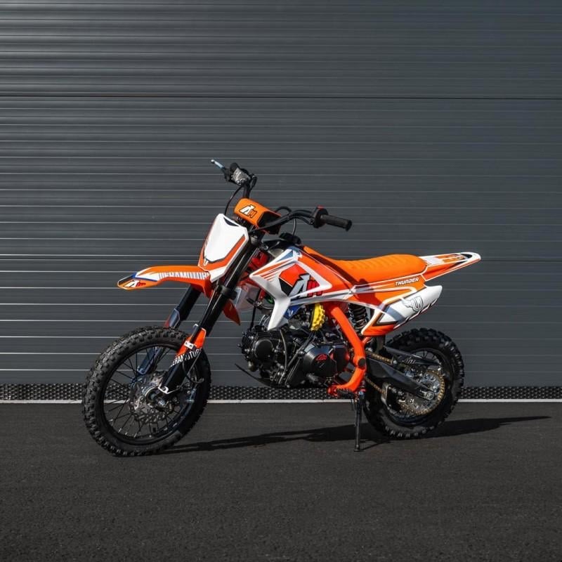 Pitbike Leramotors Thunder 125, poloautomat, 14/12, orange