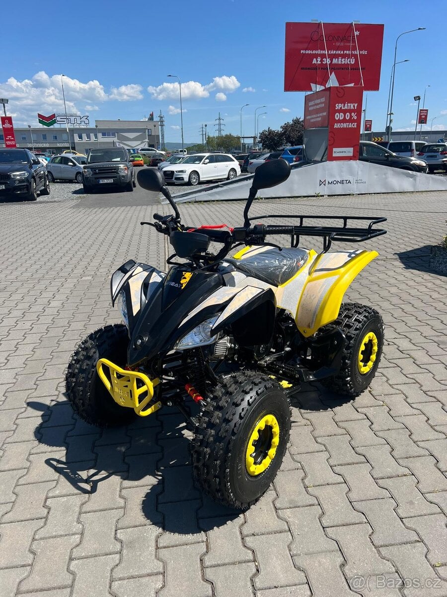 Dětská čtyřkolka UpBeat Shadow 125cc 3G8 - Žlutá