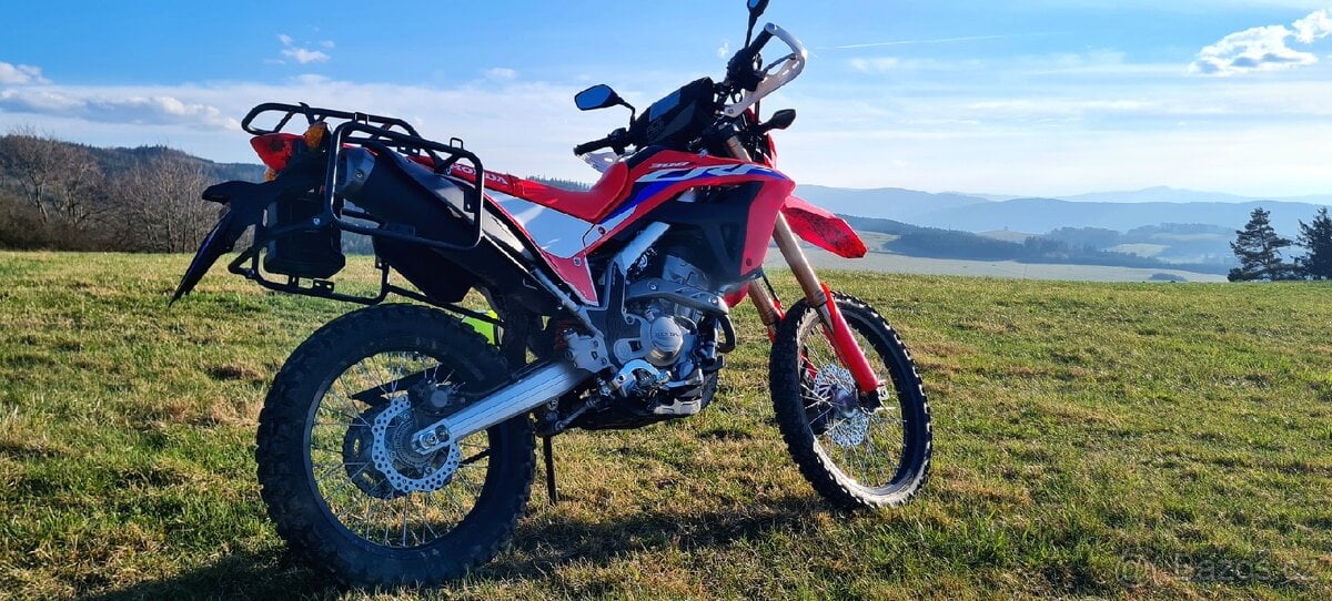 Nosiče zavazadel Honda CRF300 L +2x brašny + kost a stupačky
