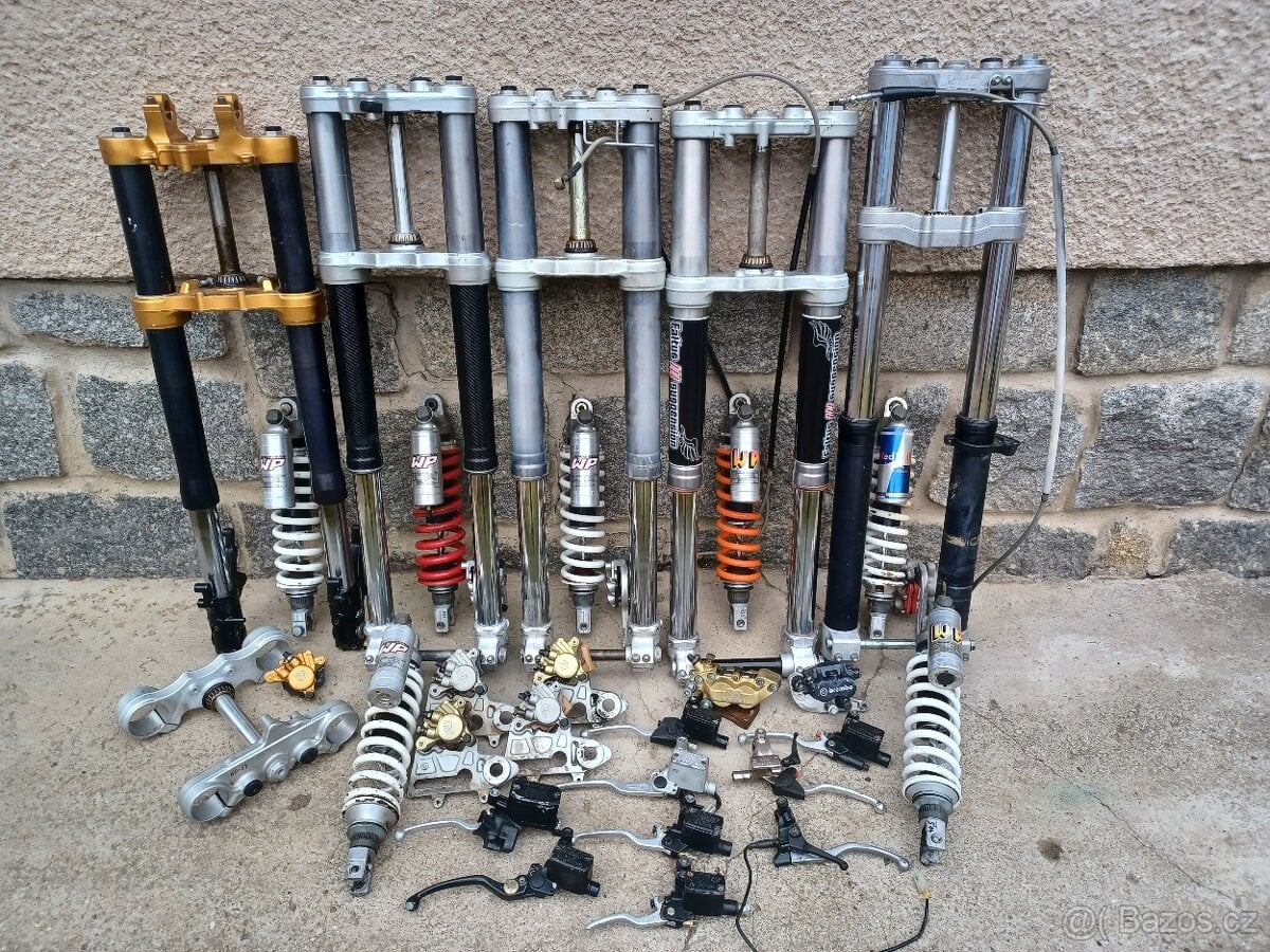 KTM LC4 640 - 620 KOLA, TLUMIČE, PUMPY, BRZDIČE ...