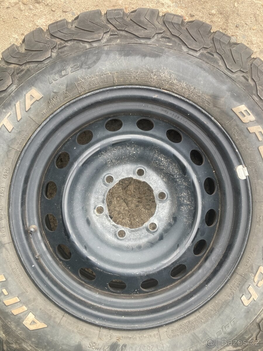 5x zánovní plech ráfky 6x139,7