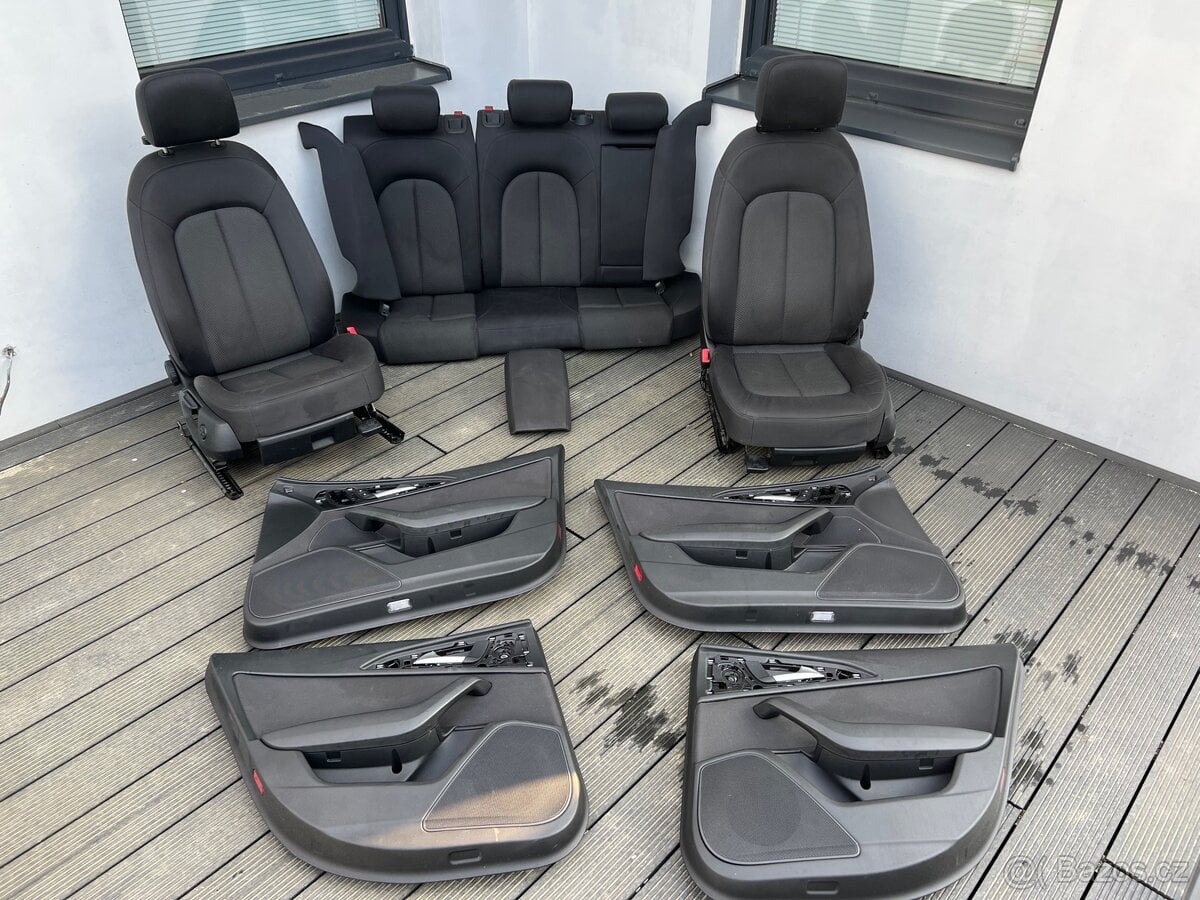 Kompletní interiér Audi A6 C7 (sedačky, tapce)