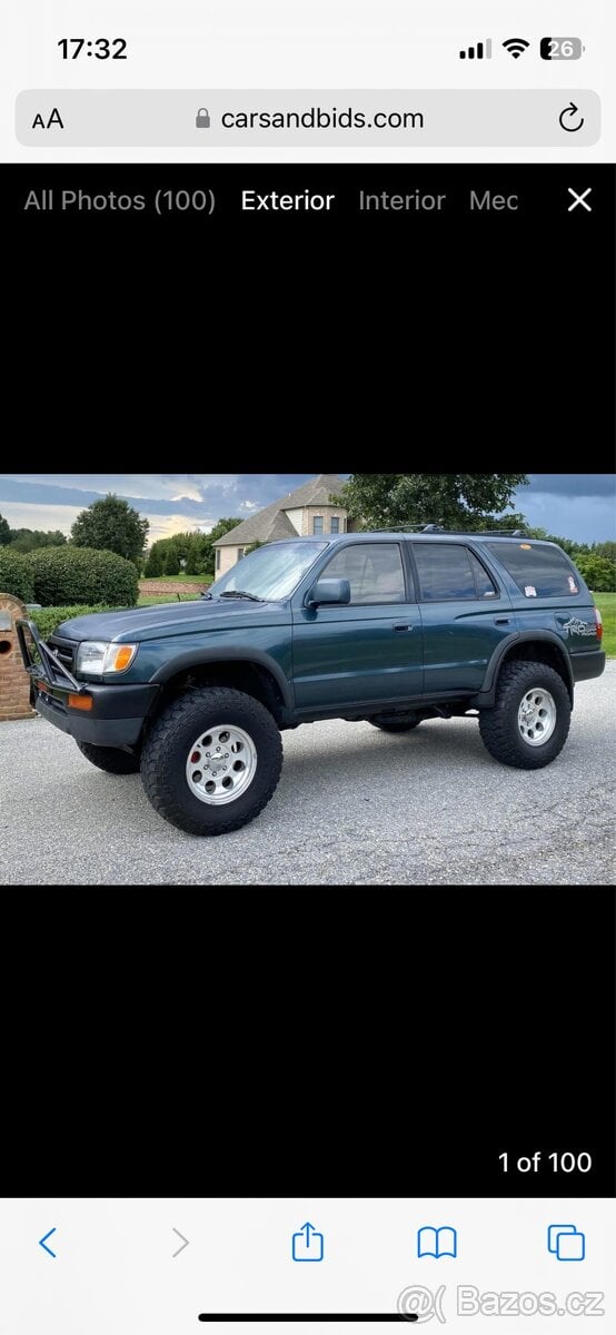 TOYOTA 4runner nový blatník