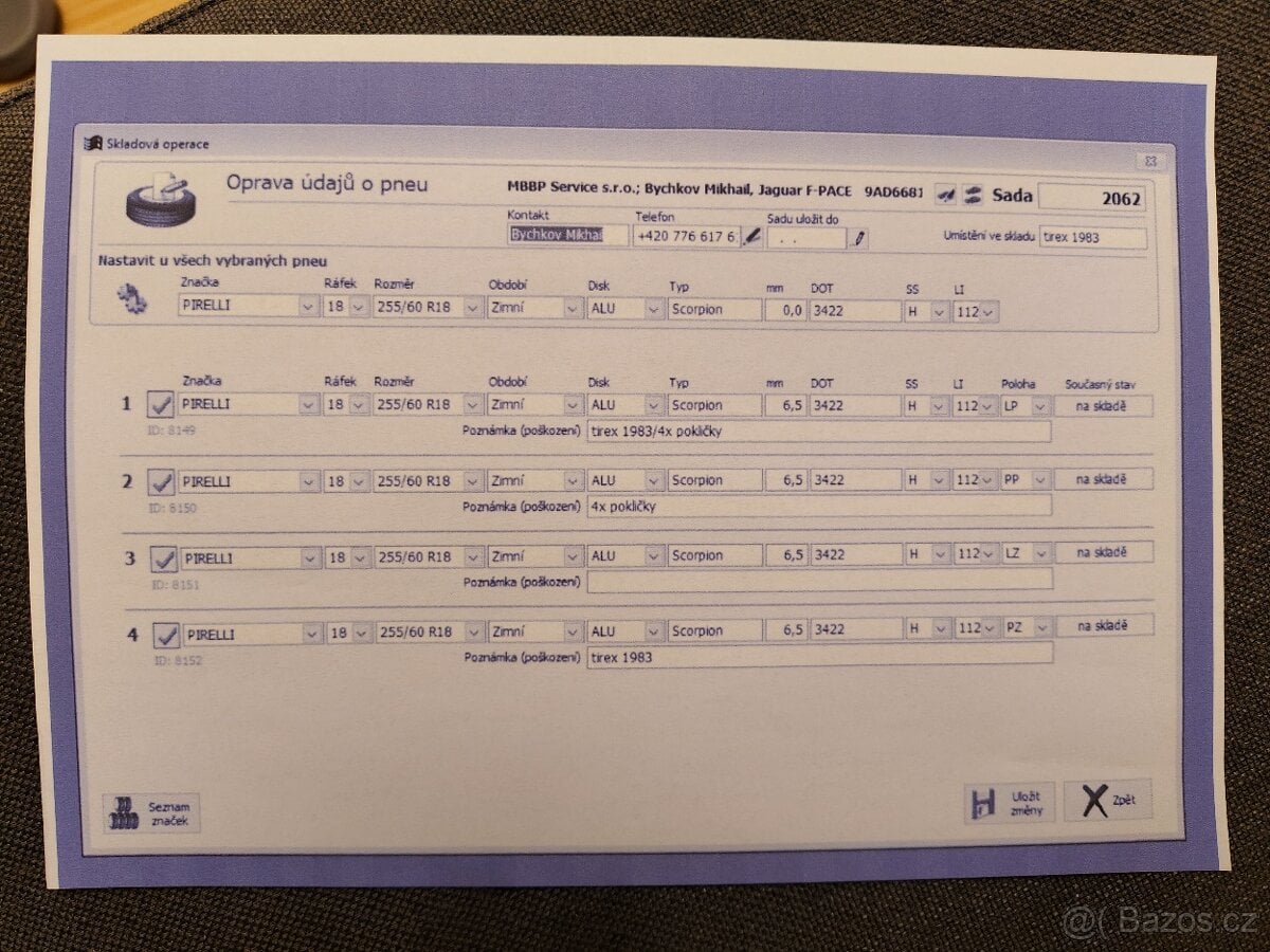 Jaguar F-Pace zimní kola R18 – Pirelli Scorpion 255/60 R18,