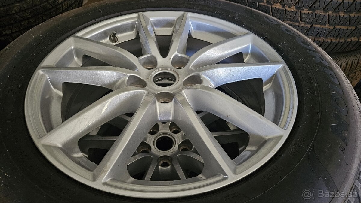 Zimní alu 5x120 7,5jx19 et44,5 pneu 100% vzorek