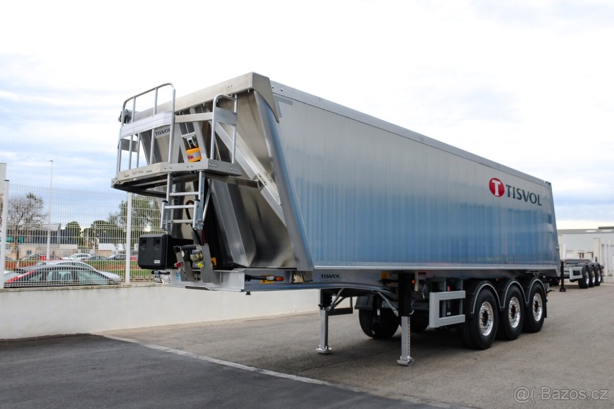 Sklápěcí návěs -Tisvol 43m3 5300kg Ihňed k odberu