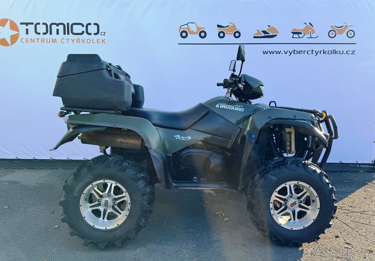 ojetá, bazarová čtyřkolka Suzuki KingQuad LTA 750 model 2008