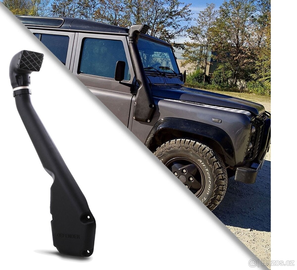Defender Puma Tdci zvýšené sání  Snorkel