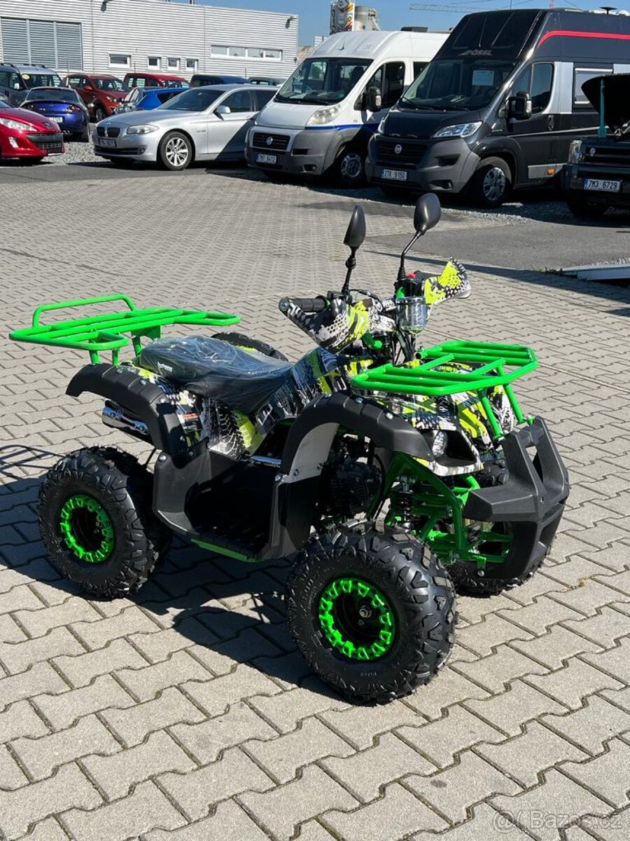 Dětská čtyřkolka Toronto125cc 1G7 Deluxe -zelené grafity