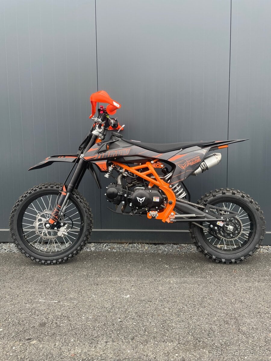 Pitbike Zuumav K3 140cc 17/14 - oranžová