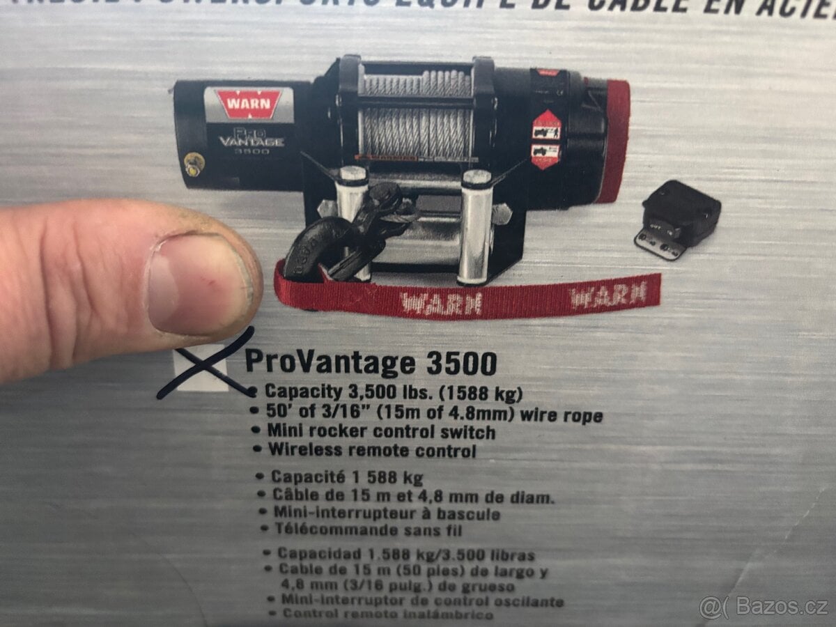 Can-am navijak Warn 3500 PROVantage