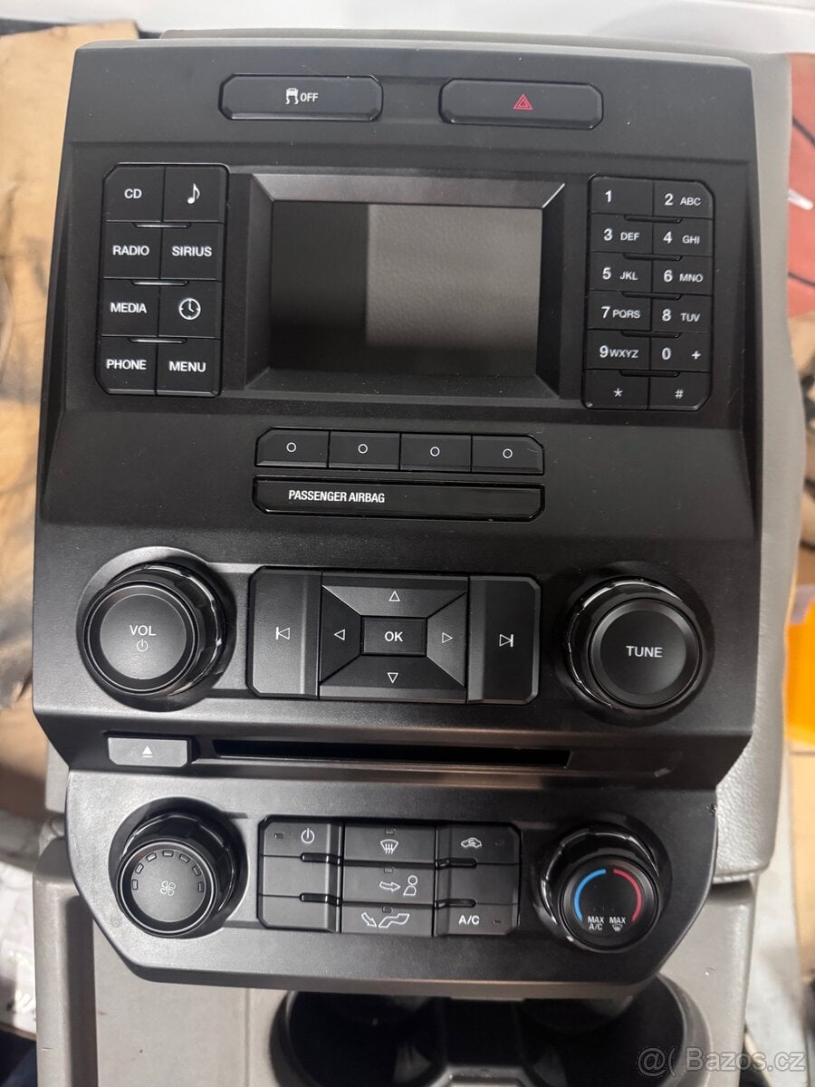 2016 Ford F150 Panel klimatizace a rádia GL3T-18E243-BSB OEM