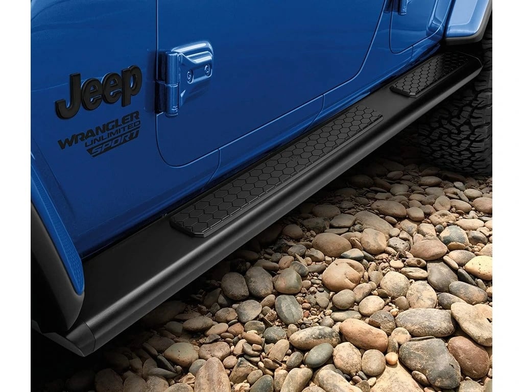 Jeep Wrangler JL Nášlapy black/black 4-door