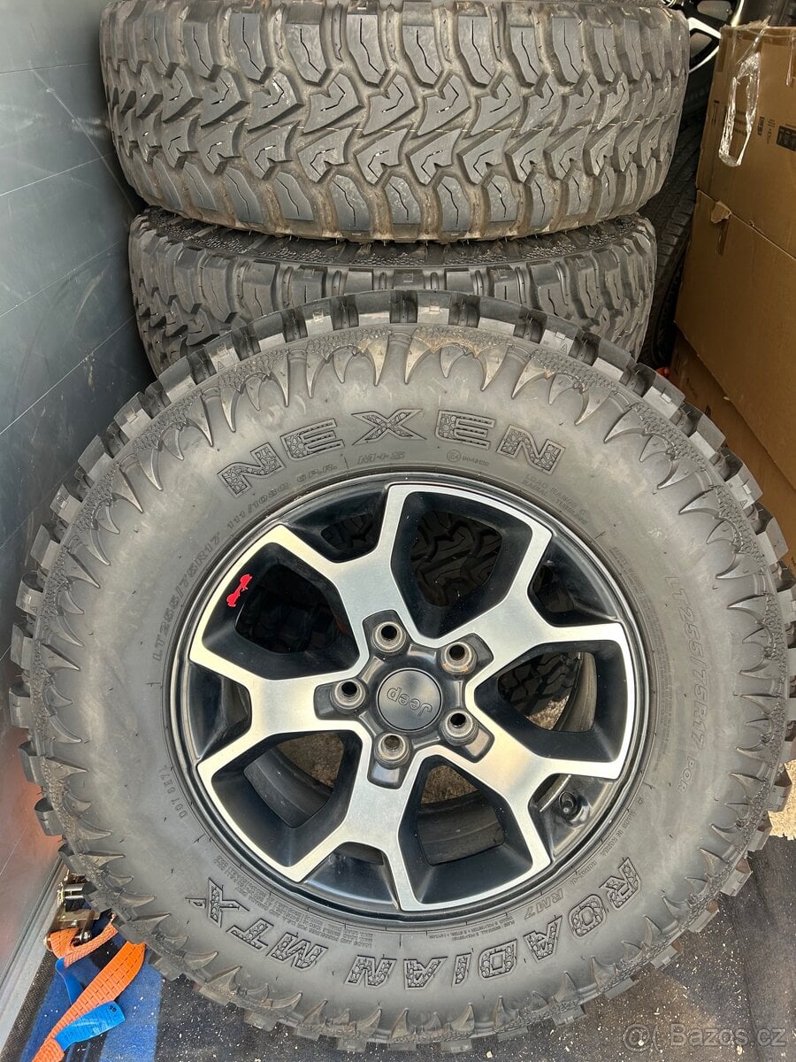 Jeep Wrangler kola Rubicon MTX Nexen 255 75 17